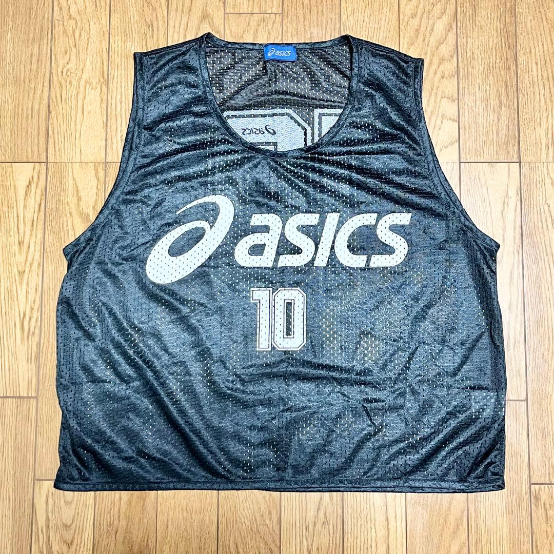 asics ビブス　9枚セット　フリーサイズ　黒　収納袋付き