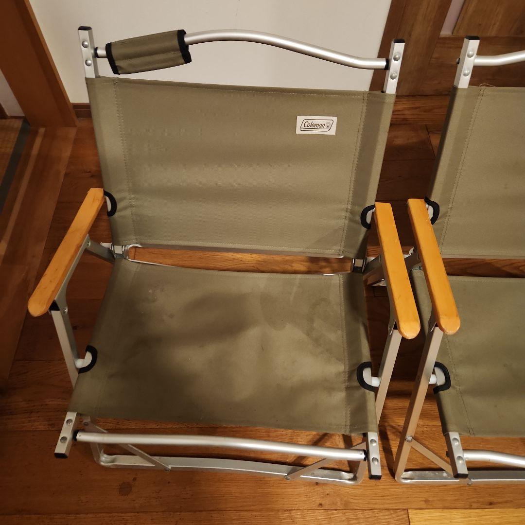 Coleman アウトドアチェア 2脚セット カーキ