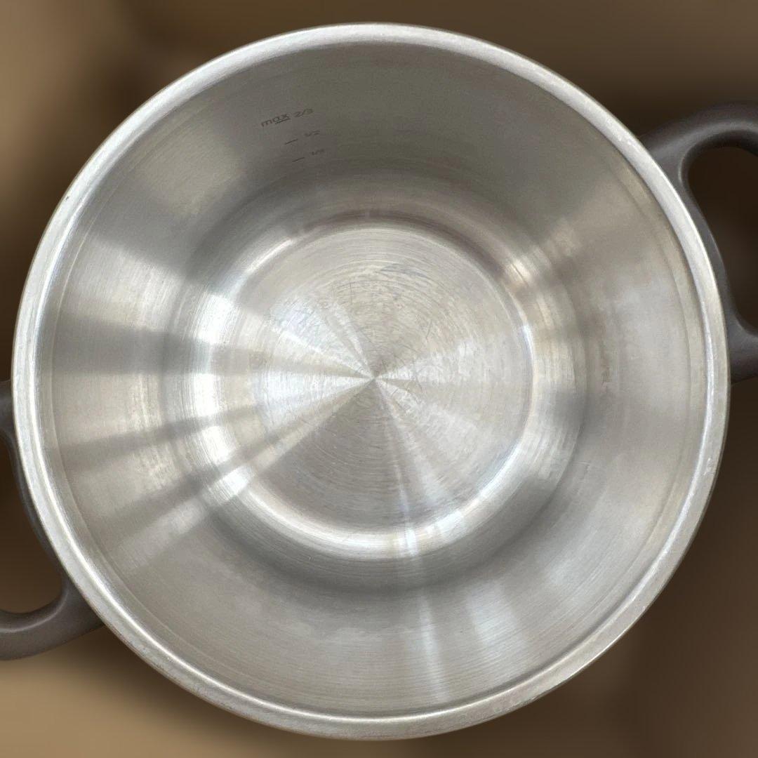 美品♪T-fal クリプソ アーチ パプリカレッド 6L中カゴ未使用 取説付き