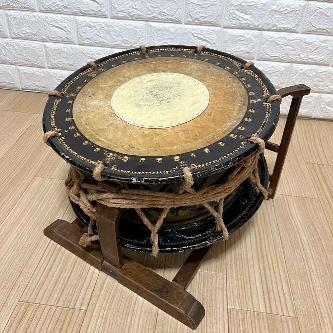 伝統芸能 和太鼓 締太鼓 打楽器 和楽器 練習 祭り 架台 バチ付き