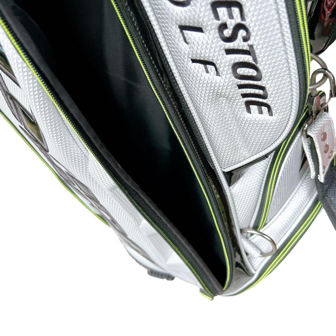 ブリジストン TOUR B キャディーバッグ 9.5型　シルバー