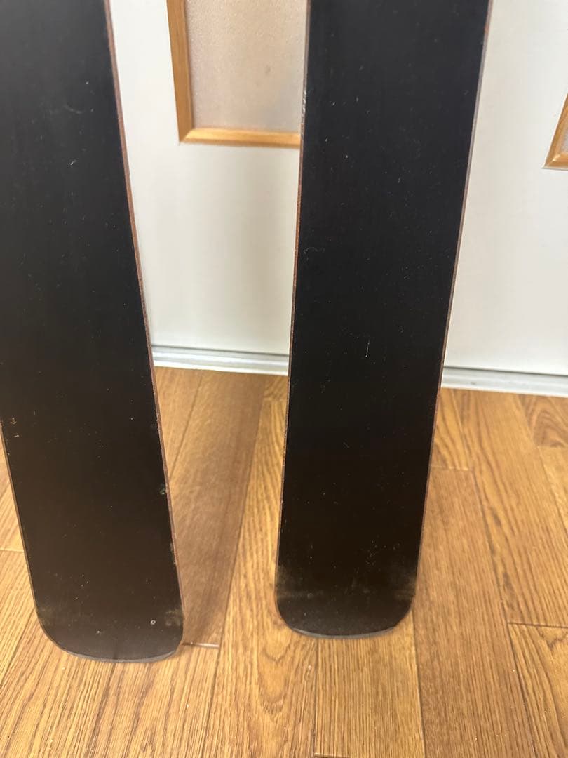 3セットKAZAMA スキー板159cm,ブーツ27cm,ストック115cm