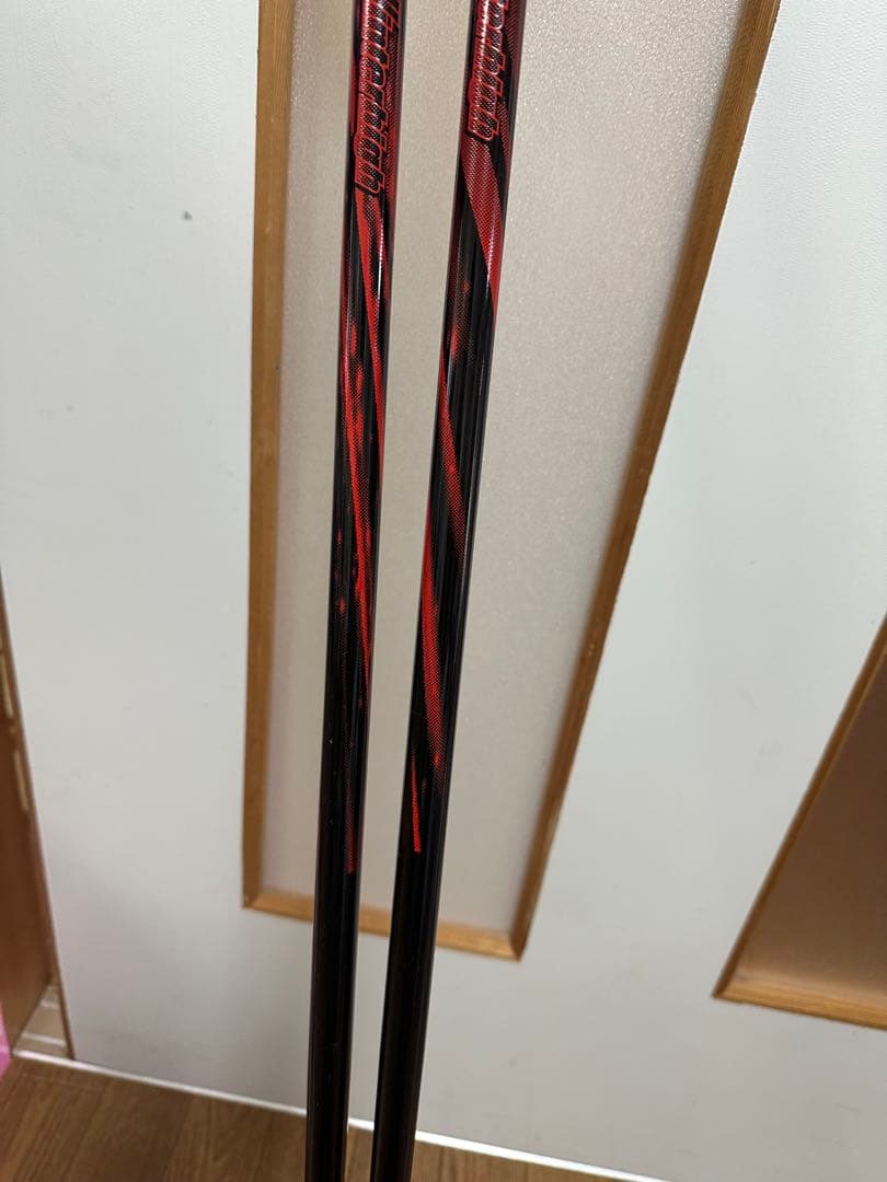 3セットKAZAMA スキー板159cm,ブーツ27cm,ストック115cm