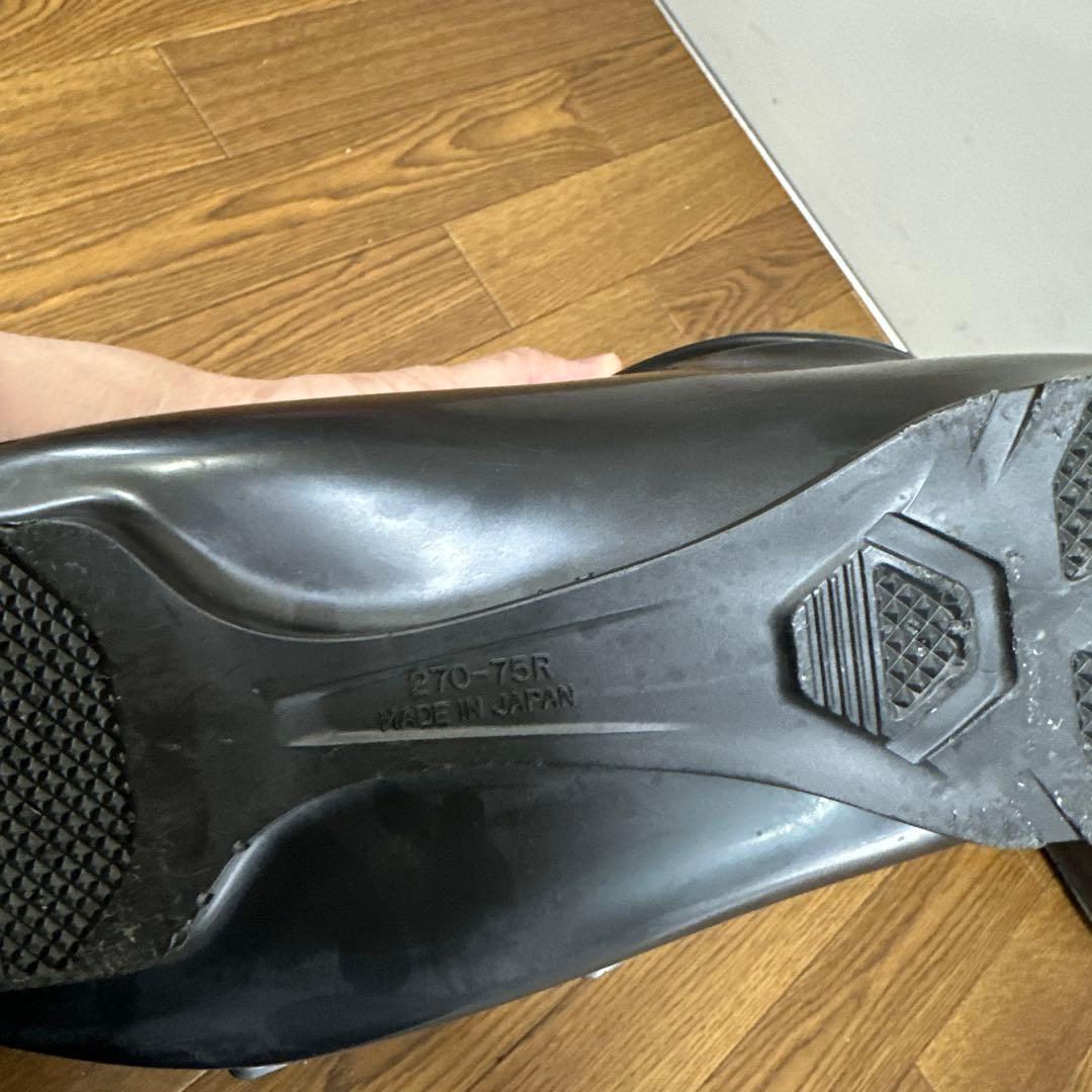 3セットKAZAMA スキー板159cm,ブーツ27cm,ストック115cm