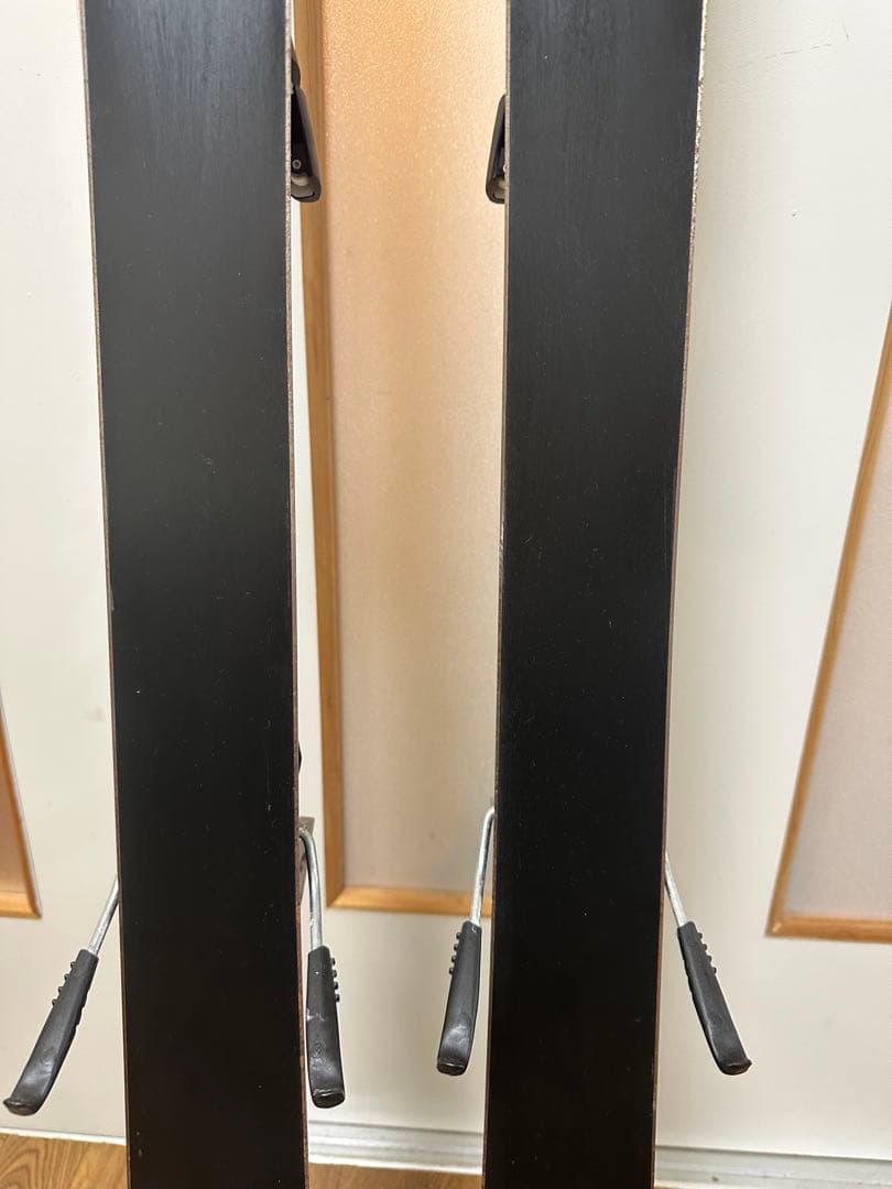 3セットKAZAMA スキー板159cm,ブーツ27cm,ストック115cm