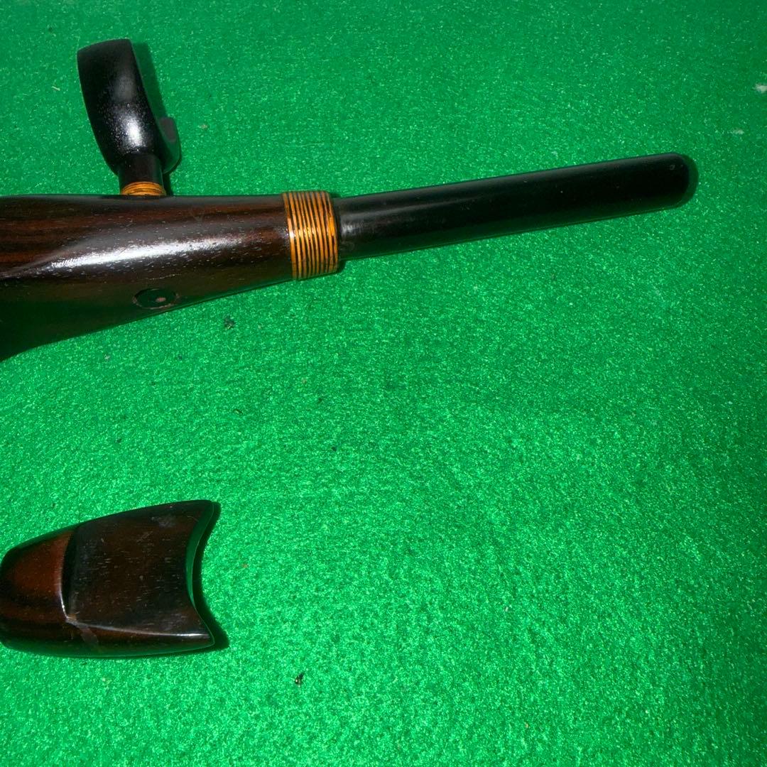 最高級黒檀製 ヘラブナ竿 竿受け万力未使用品