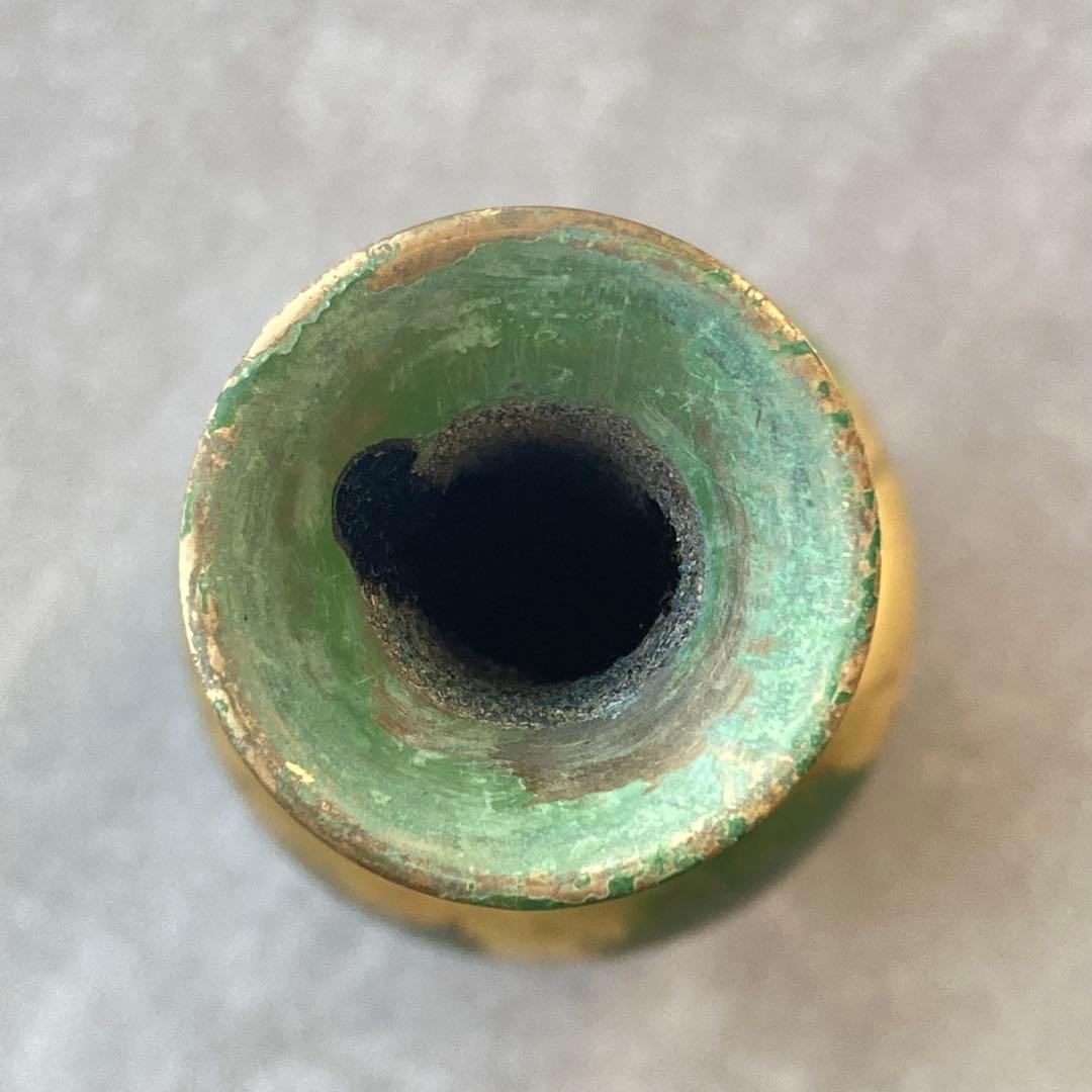 純金箔 青銅器 美術工芸品 峰雲謹言 花瓶