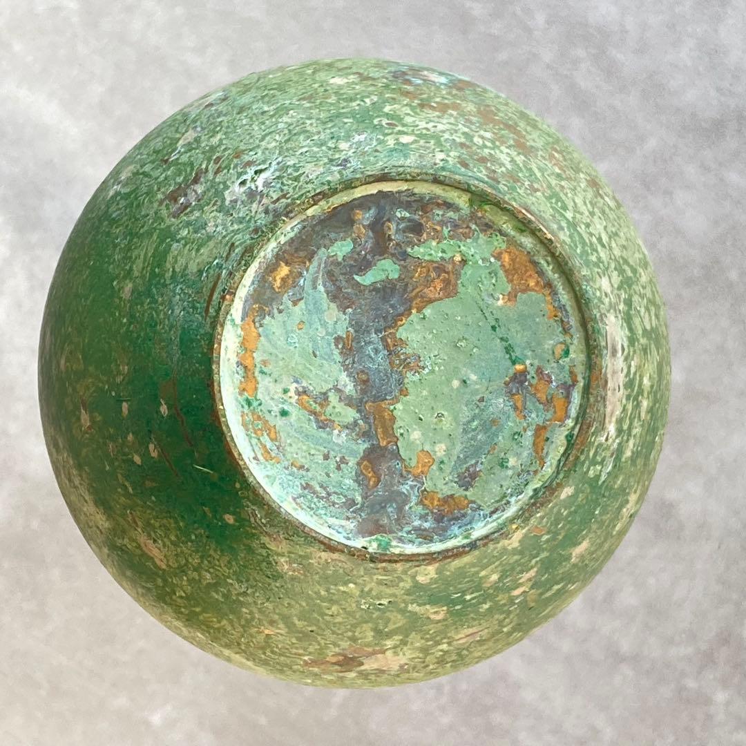 純金箔 青銅器 美術工芸品 峰雲謹言 花瓶