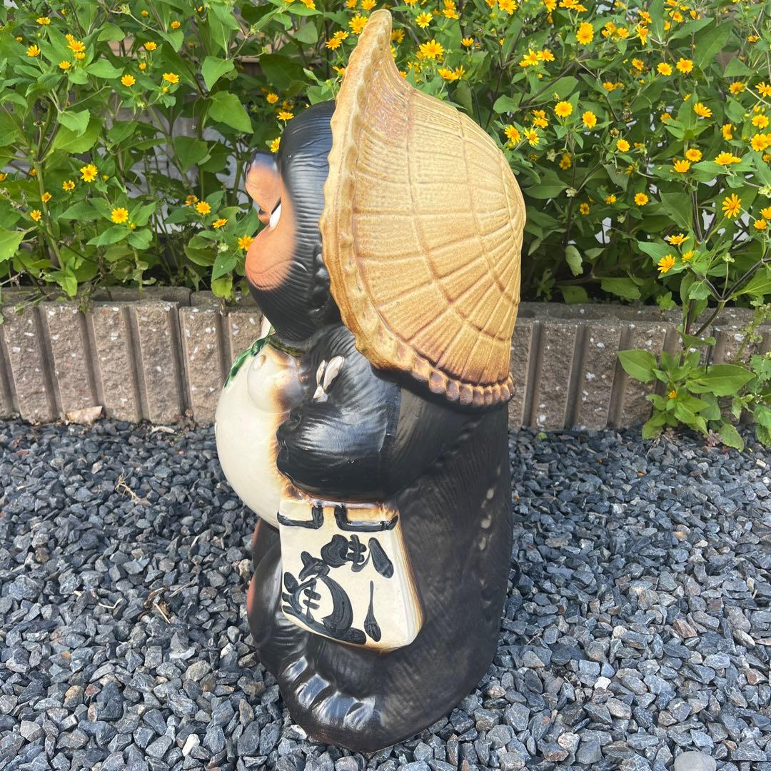 チョー縁起物❗信楽焼開運狸  高さ５６cm