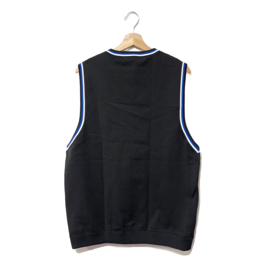 新品 ラッセルノ ゴルフ Vネック ニット ベスト ブラック 2XL 7