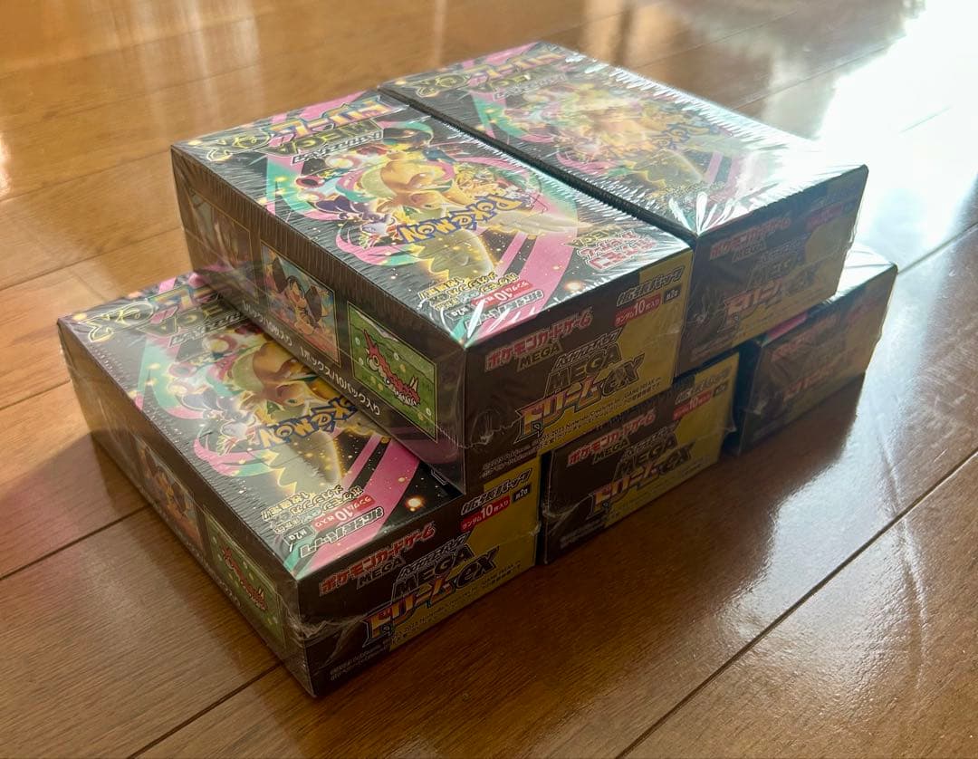 ポケモンカード メガドリームEX 未開封シュリンク付き　5BOXセット