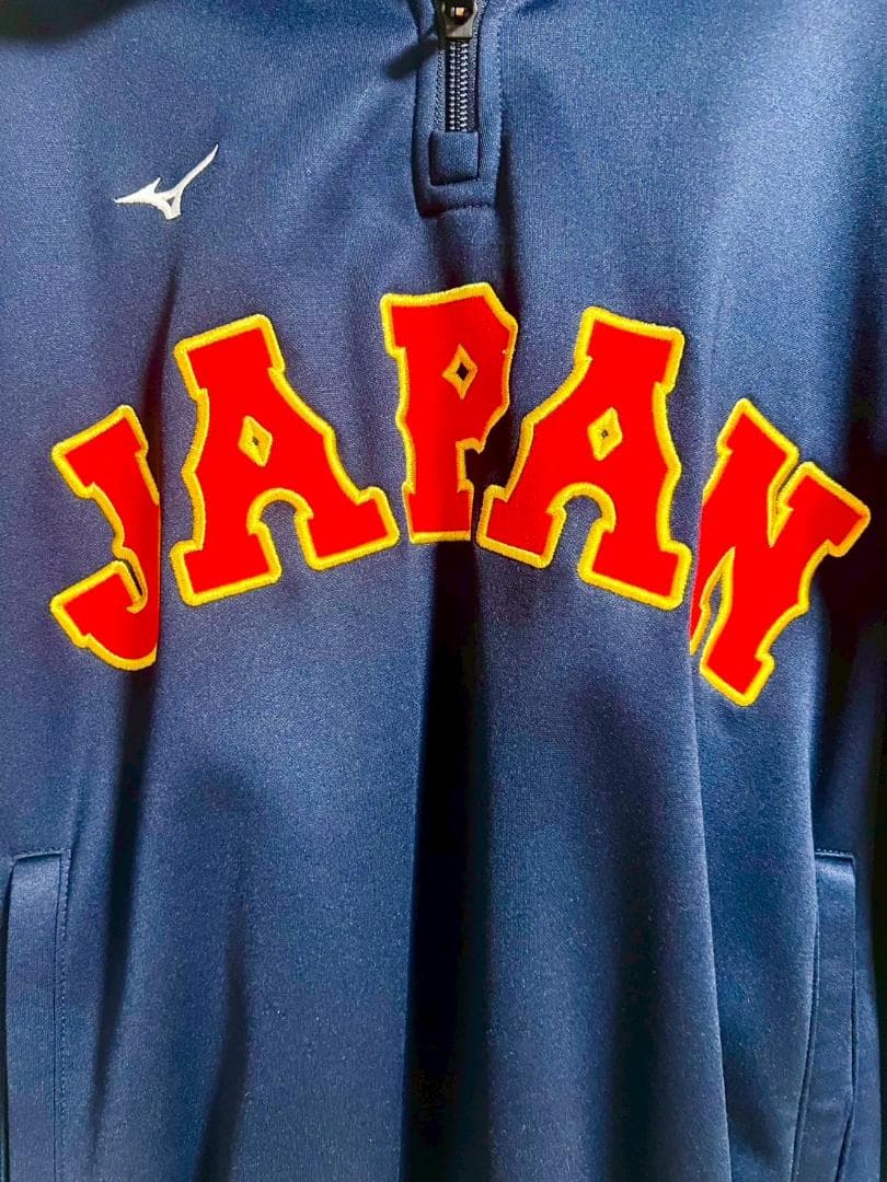 【くぼくぼ】美品 Mizuno ミズノ WBC 侍JAPAN パーカー