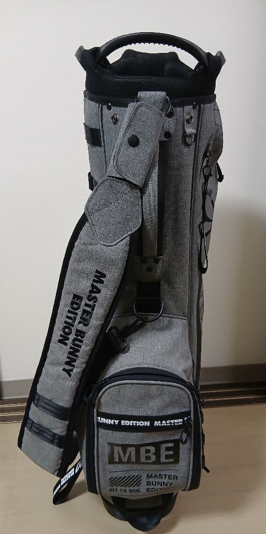 マスターバニースタンドキャディバッグ　グレー　美品！