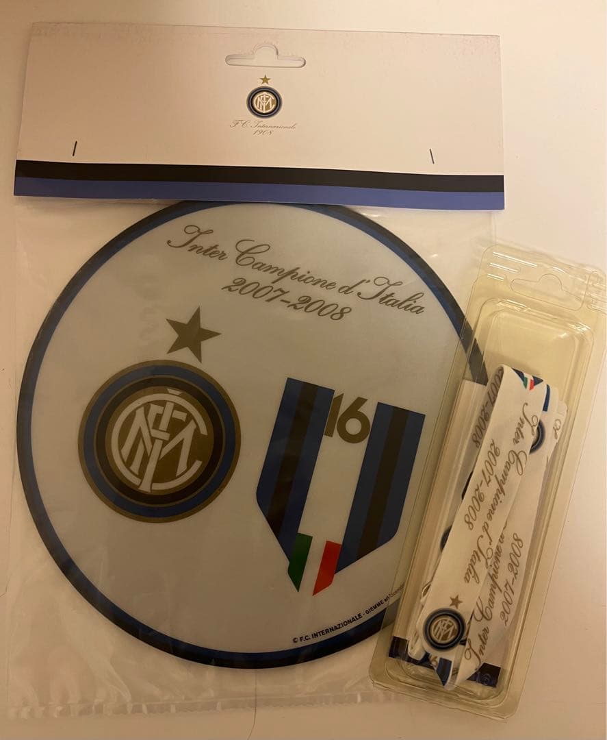 inter インテルミラン 07-08 スクデット記念グッズセット