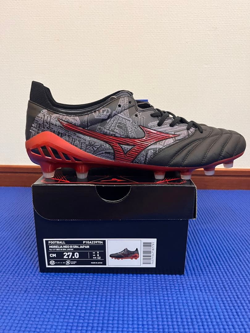 未使用新品　限定　Mizuno モレリアネオⅢ SR4 JAPAN 27.0㎝