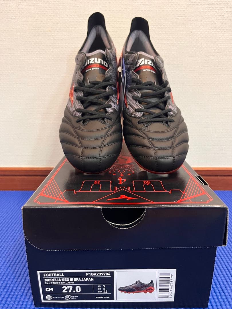 未使用新品　限定　Mizuno モレリアネオⅢ SR4 JAPAN 27.0㎝