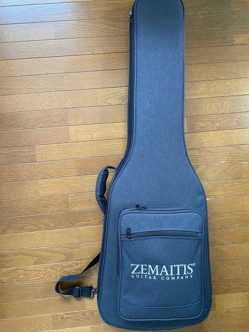 Zemaitis エレキギター オレンジ色 ケース付き