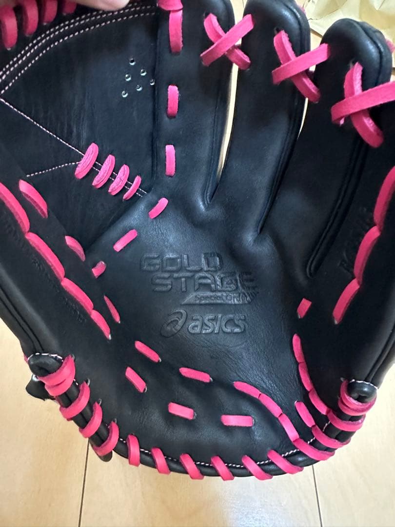 【asics】 投手用グローブ　軟式　スペシャルオーダー