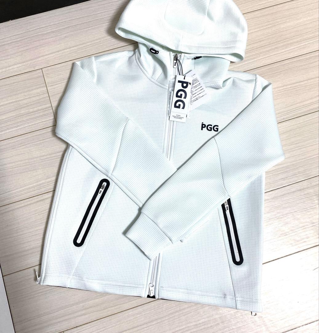 新品❣️パーリーゲイツ　PGG ダンボールニットパーカー　ゴルフウェア