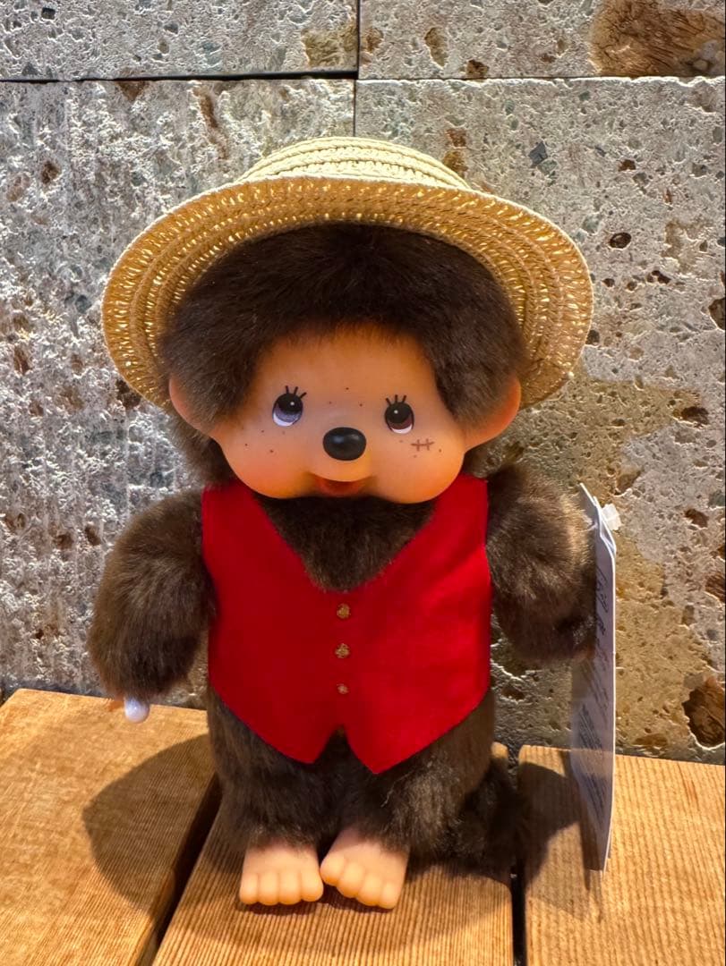 【新品】モンチッチ×NETFLIX ワンピース ルフィ ぬいぐるみ キーチェーン
