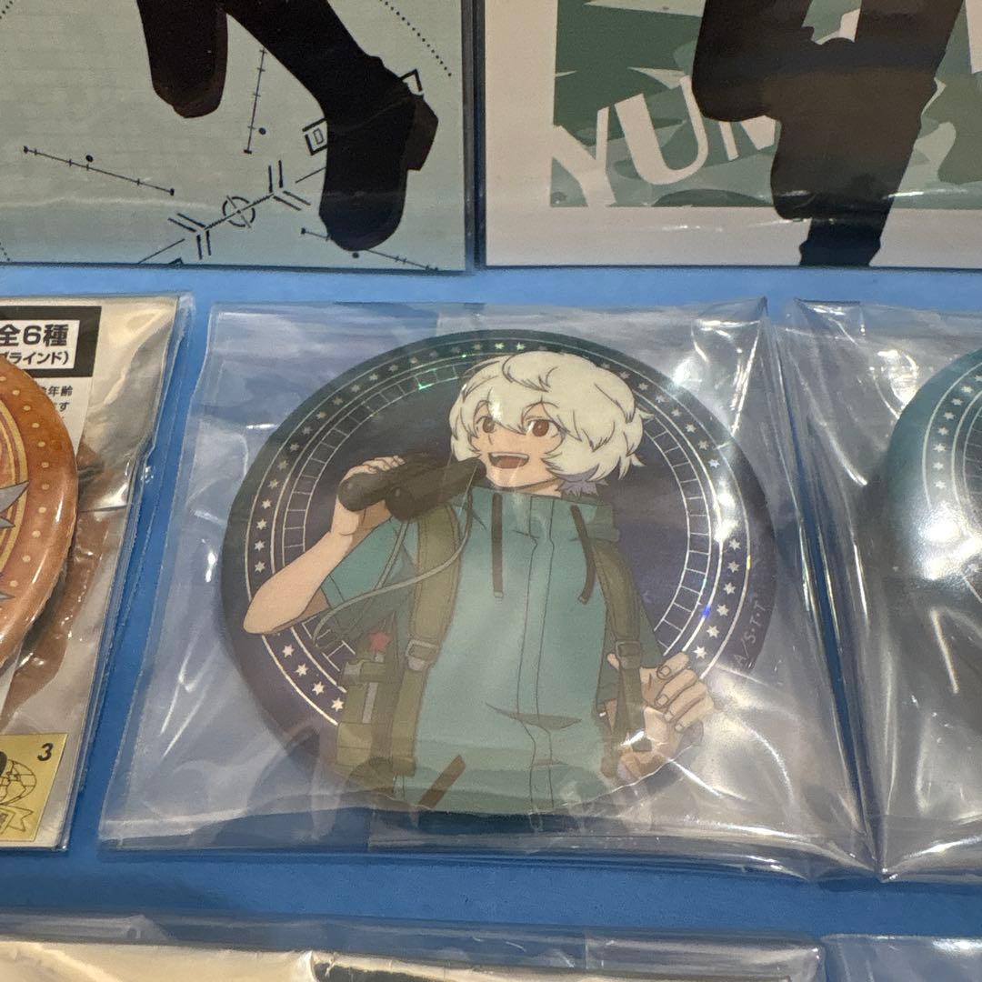 ワールドトリガー 缶バッジ、ポストカード、ブロマイド【空閑遊真】開封品セット