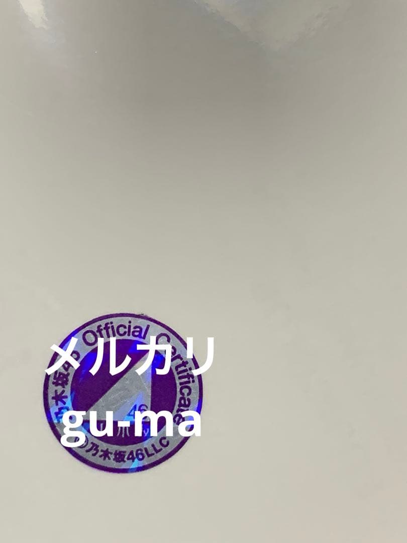阪口珠美　レトロコート 直筆サイン入り生写真　ヒキ　乃木坂46