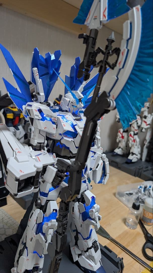 PG ユニコーンガンダム　ペルフェクビリティ　組立て済