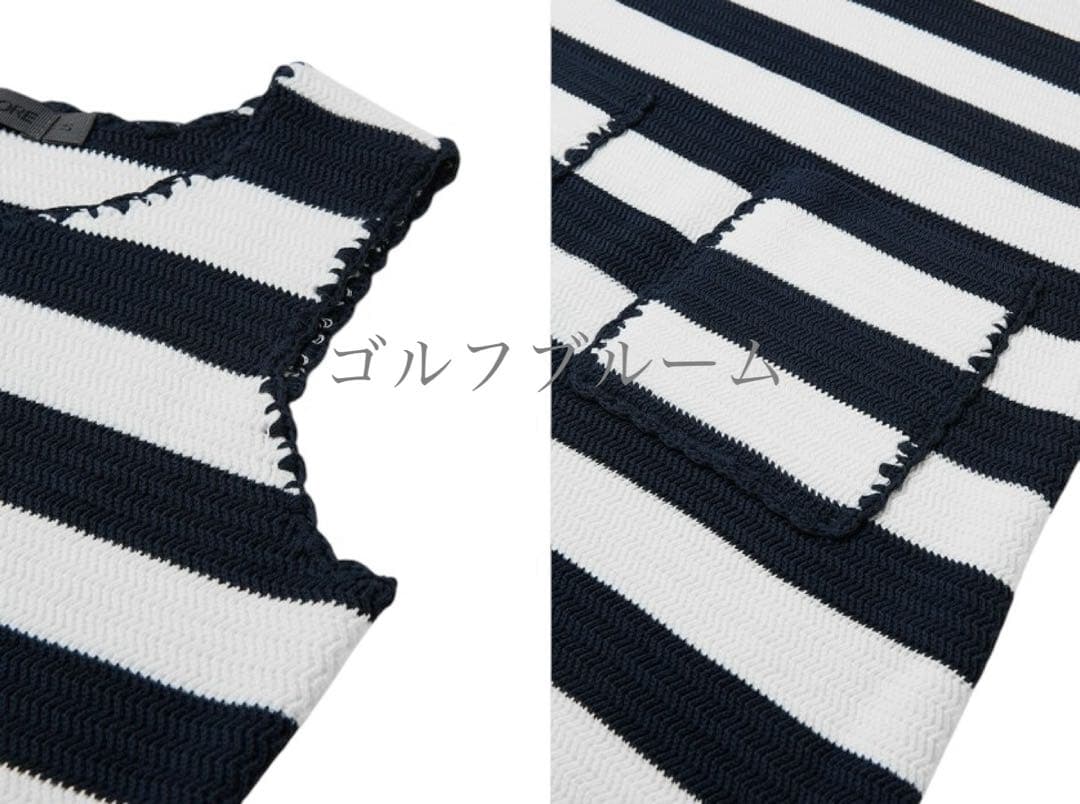 ☆新作☆新品未使用G/FOREジーフォア　ストライプニットドレス　sizeL