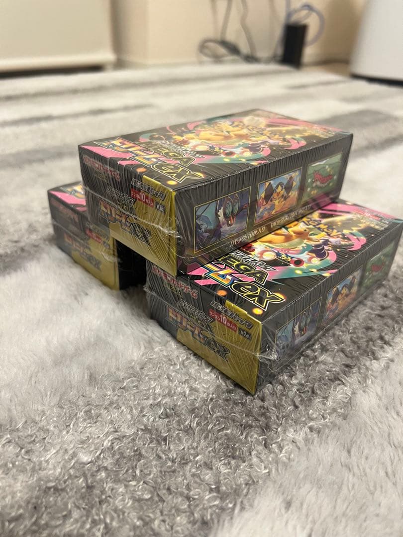 未開封　ポケモンカードゲーム4BOXシュリンク付き バラパック計40パック
