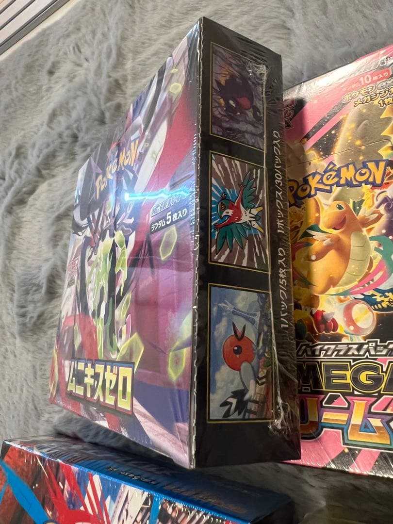 未開封　ポケモンカードゲーム4BOXシュリンク付き バラパック計40パック