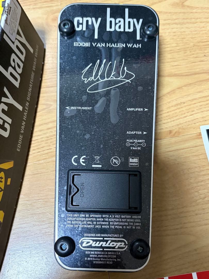 美品 Jim Dunlop EVH-95 ヴァンヘイレンシグネチャーワウ