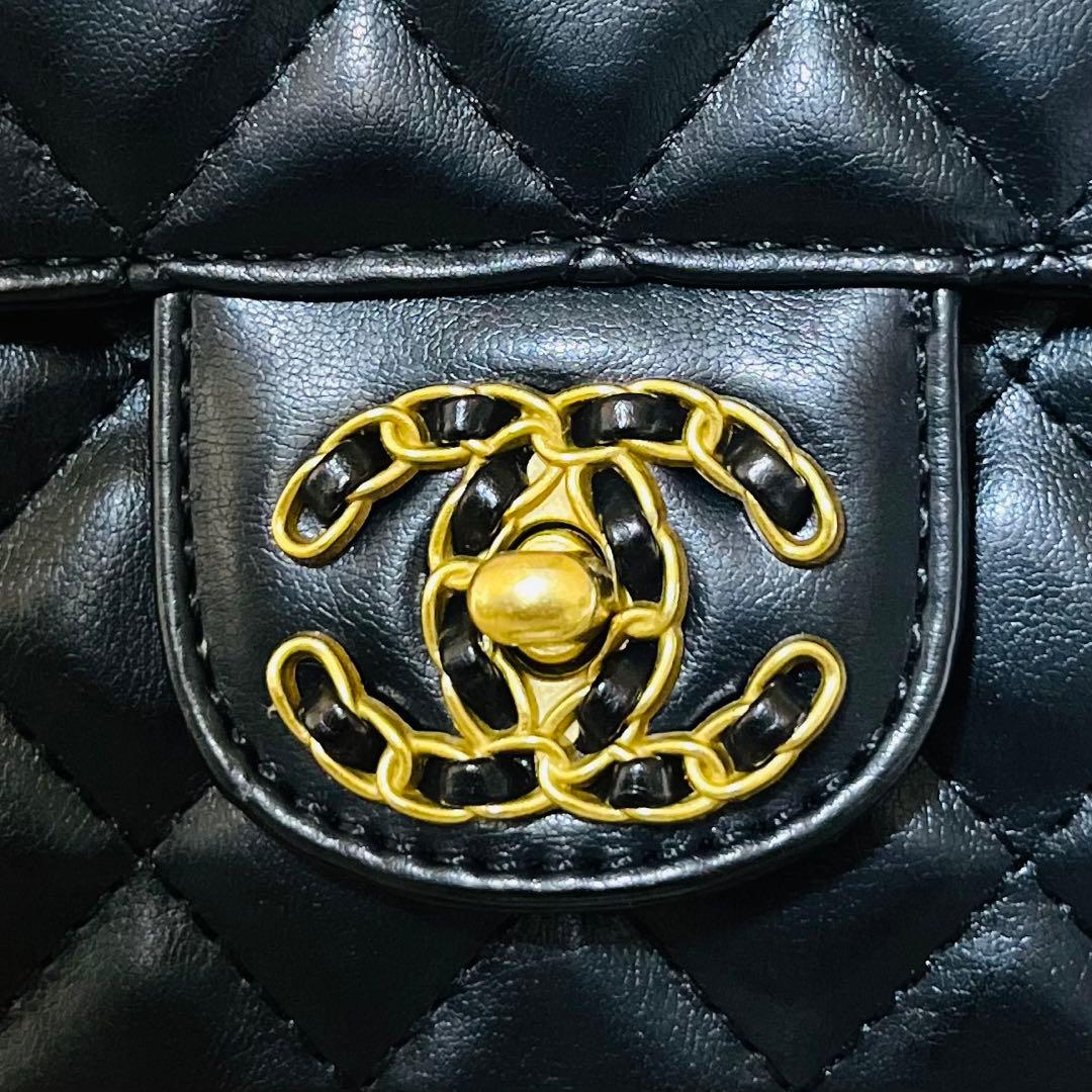 【非売品】CHANELノベルティショルダーバッグ黒　マトラッセ　ココマークVIP