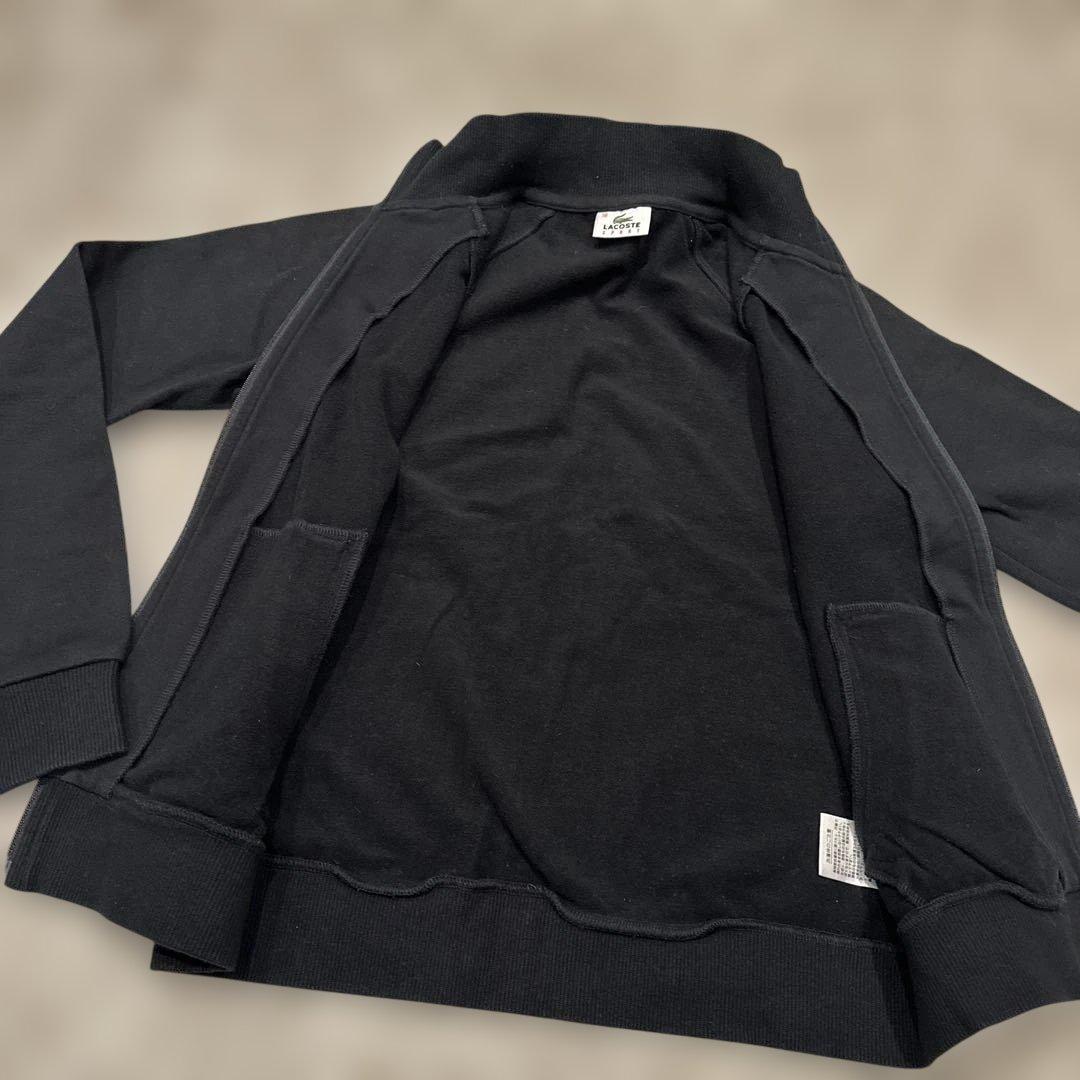 LACOSTE 黒 ジップアップジャケット