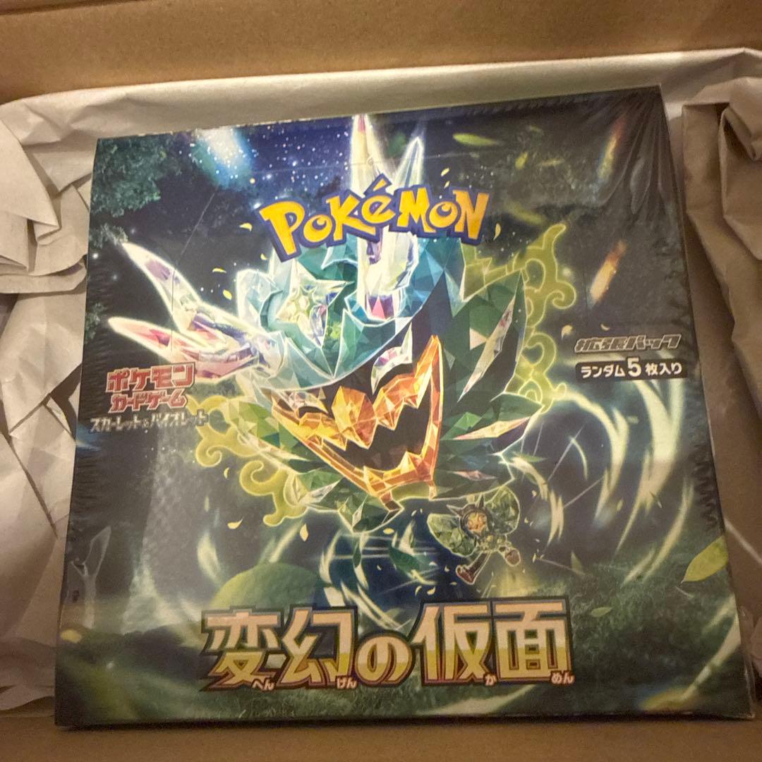 【新品未開封品】シュリンク付き ポケモンカードゲーム 変幻の仮面box