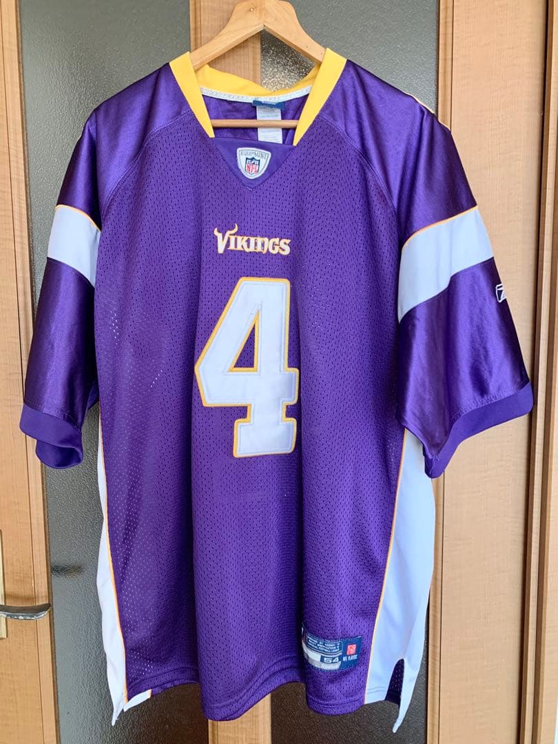 NFL MINバイキングス ブレットファーヴ autoオーセンティックジャージー