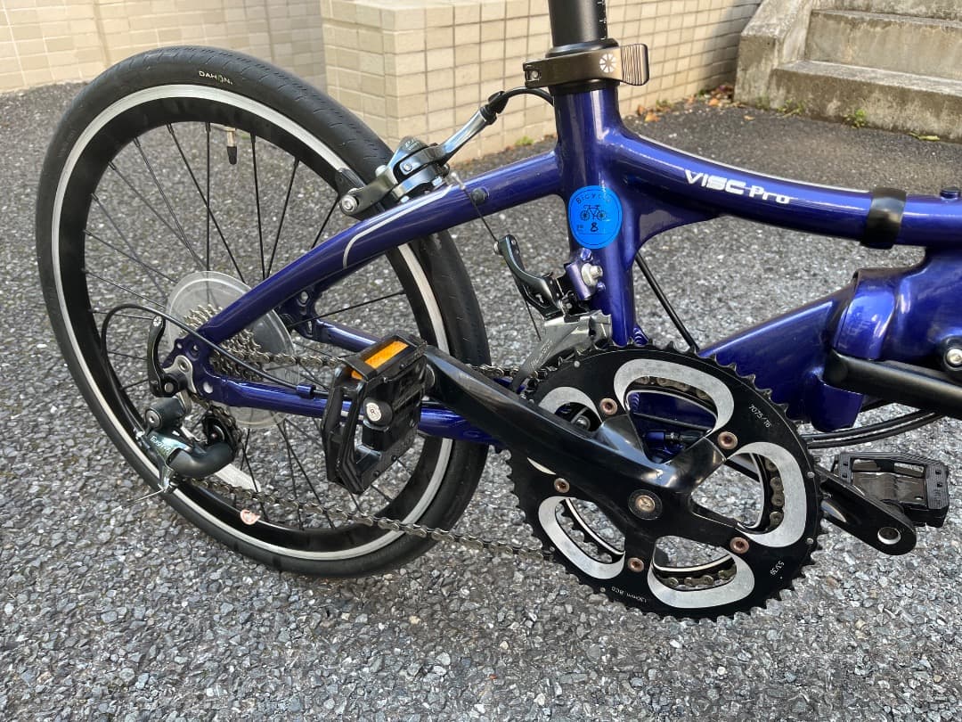 折りたたみ自転車本体　Dahon Visc Pro　2018年　ネイビー　中古