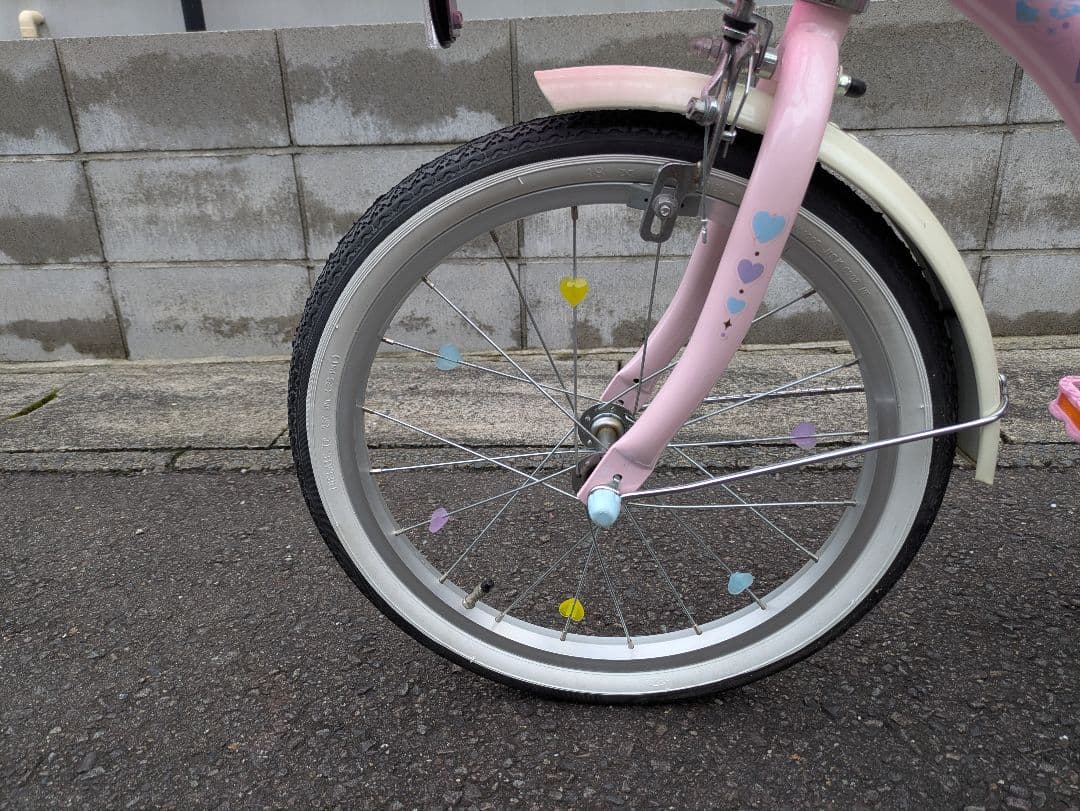 アイデス プリンセス ディズニー 自転車 18インチ 子供 女の子 各務原引取り