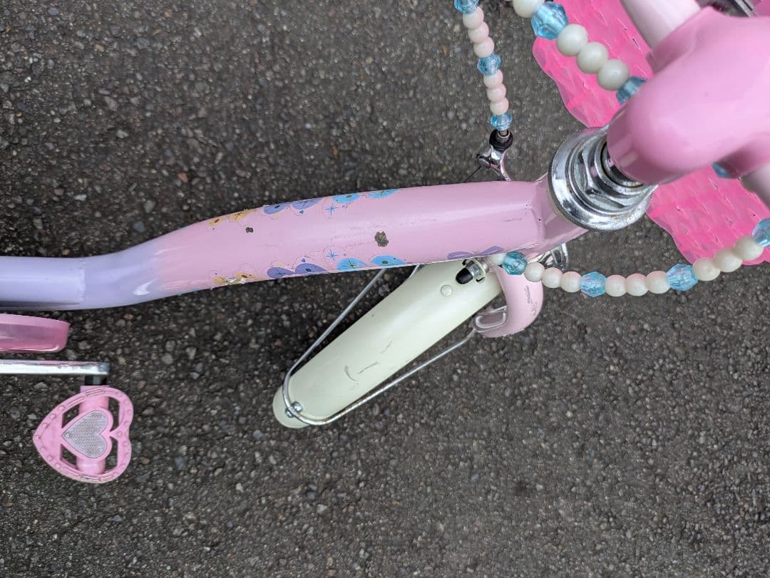アイデス プリンセス ディズニー 自転車 18インチ 子供 女の子 各務原引取り