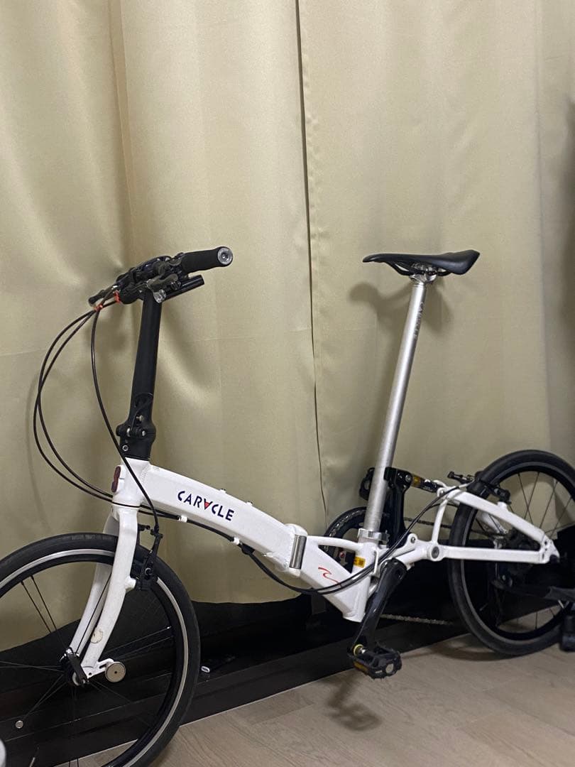 CARACLE 折りたたみ自転車 ホワイト Folding Bike