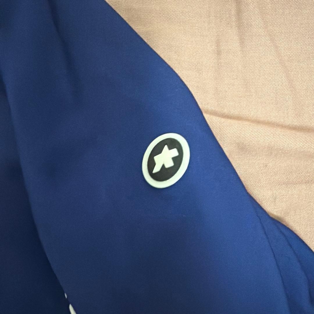 ASSOS サイクルジャケット XL ネイビー 裏起毛 春秋用