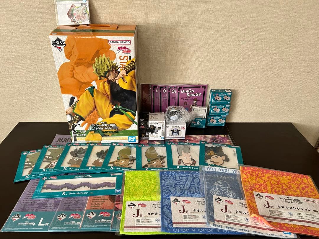 ジョジョ　一番くじ　C賞 DIO F賞 イギー +下位賞29個つき
