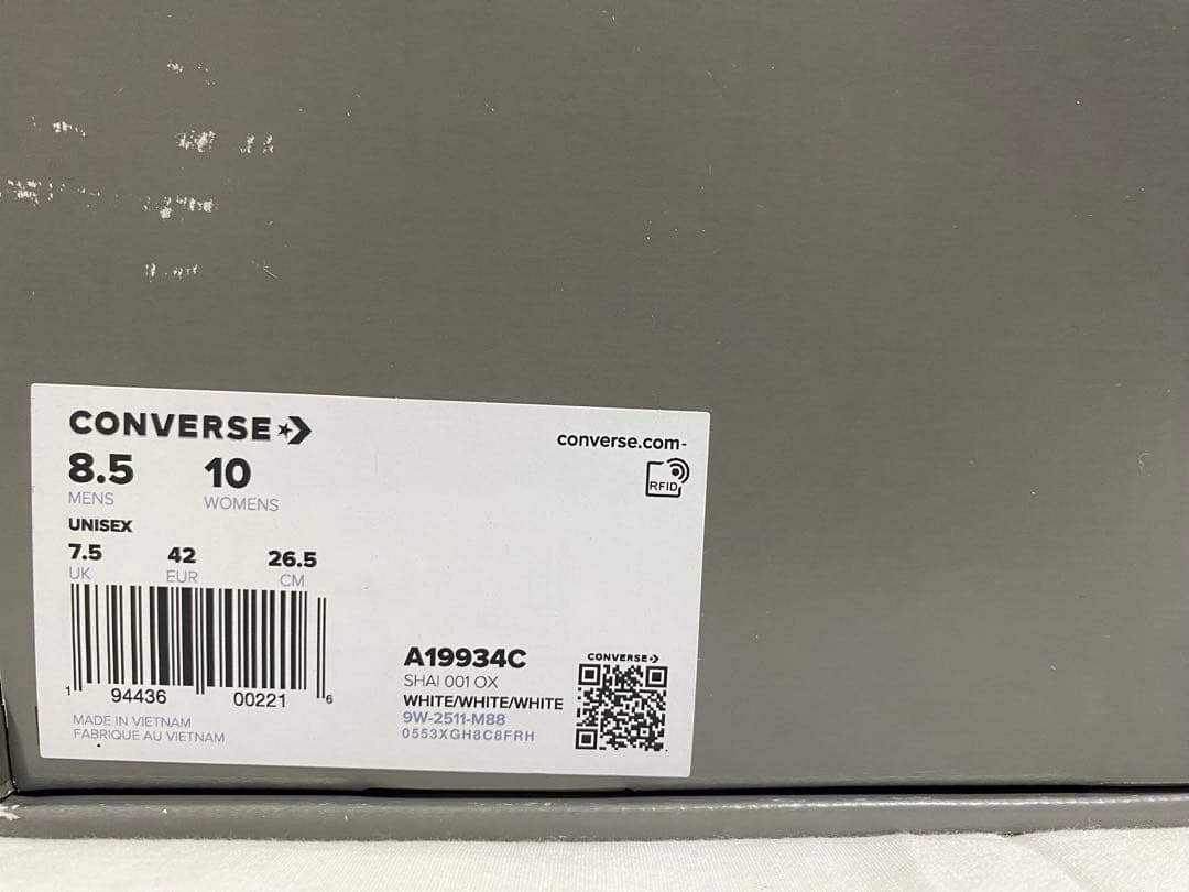 Converse shai 001 white 26.5cm コンバース　シェイ