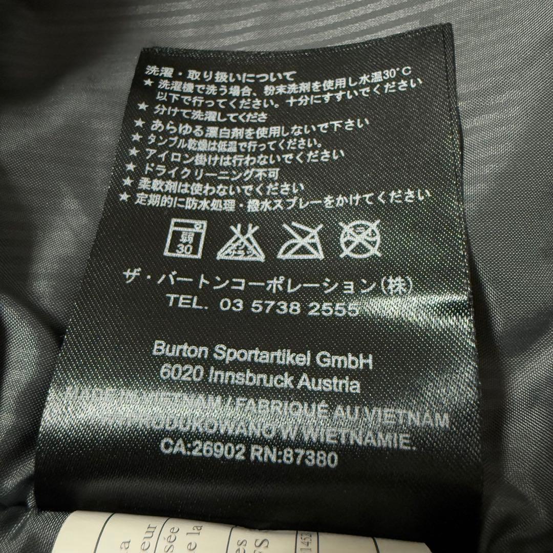 バートン BURTON スノボウェア デカワッペン レッド L
