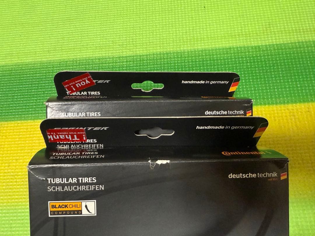 Continental Sprinter チューブラータイヤ 2本セット25mm