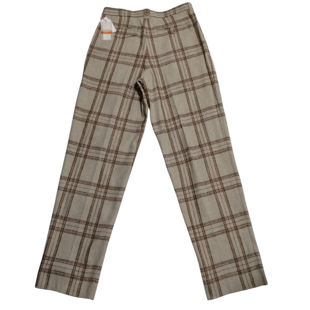 【新品未使用 サイズ90】カステルバジャック ウールパンツ ゴルフ メガチェック