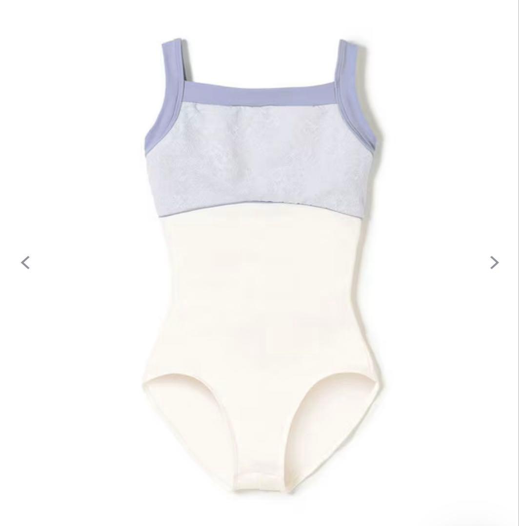 最終値下げ♡美品♡チャコット ノースリーブ アイスブルー M レオタード