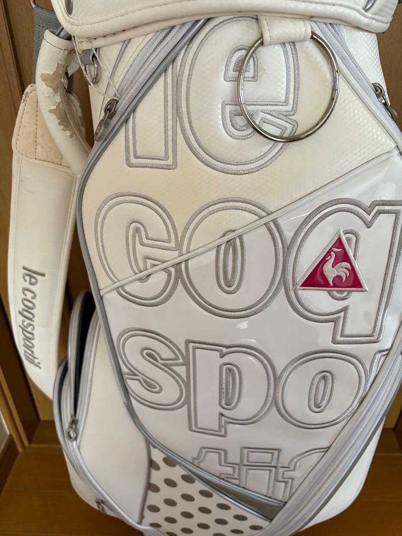 le coq sportif ゴルフバッグ ホワイト