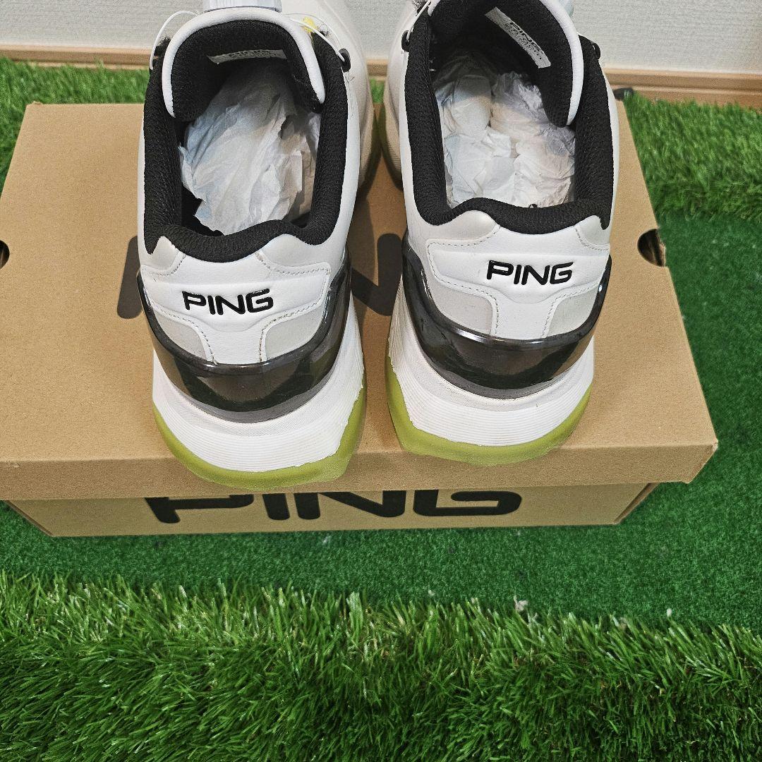 【超美品!!】PING スパイクゴルフシューズ ダイヤル式 25cm