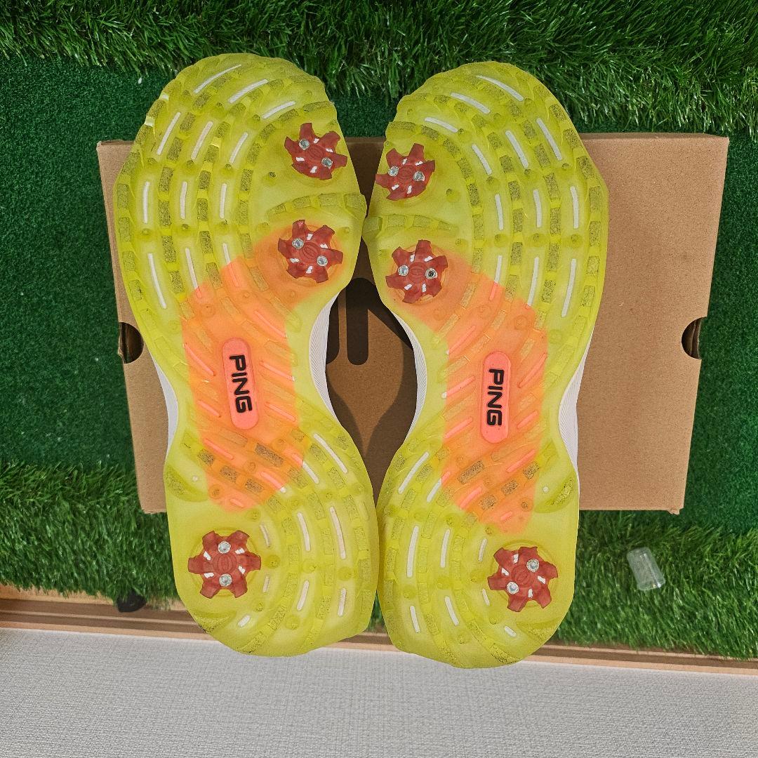 【超美品!!】PING スパイクゴルフシューズ ダイヤル式 25cm