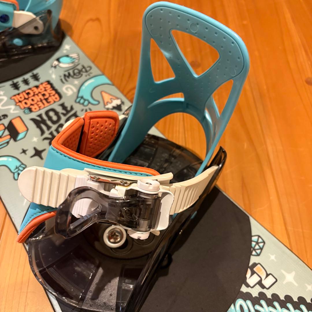 バートン キッズ スノーボード板 ビンディングセットBURTON90センチ